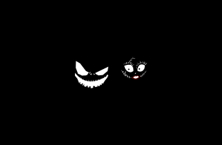 Creepy faces darkness night silhouettes - sinister free wallpaper