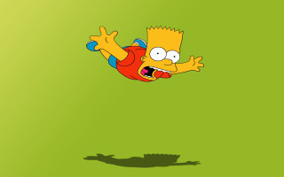 Cartoon character flying shadow ground - a comic book panel free wallpaper