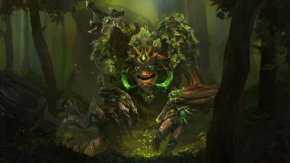 Creature woods glowing face green - splash art free wallpaper