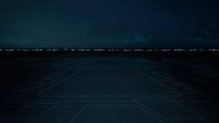 Dark city night sky clouds - a few building free wallpaper