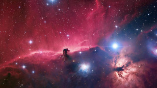 Large star cluster sky background - far free wallpaper