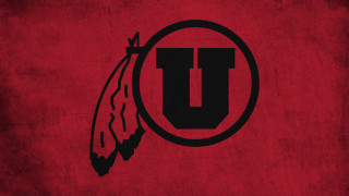 Red background black u logo - david garner free wallpaper