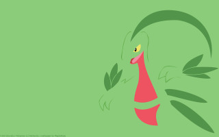 Pink bird green leaves yellow - a pink bird free wallpaper