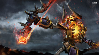 Video game character sword fireball - a character in a video game holding free wallpaper