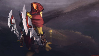 Cartoon character sword armor hill - brom free wallpaper