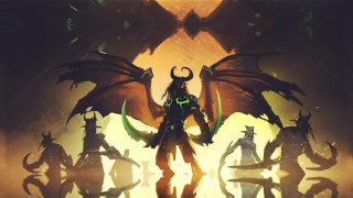 People dragon horns group standing - horn and horns free wallpaper