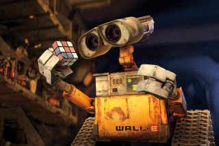 Robot holding rubik cube camera - ernő rubik free wallpaper