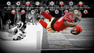 Football player diving catch ball - wallpaper free wallpaper