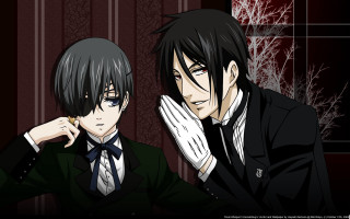 Anime characters posing picture together 2 - a tie free wallpaper