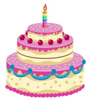 Three layer cake single candle - florianne becker free wallpaper