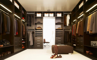 Walk in closet suitcase clothes - postminimalism free wallpaper for desktop