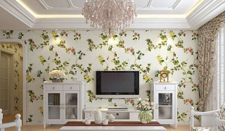 Living room tv chandelier ceiling 2 - the ceiling and a chandelier free wallpaper