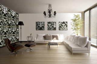 Living room modern european ink 5 - modern european ink painting free wallpaper