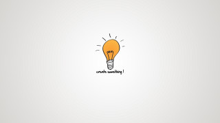 Light bulb creativity words side - free light wallpaper