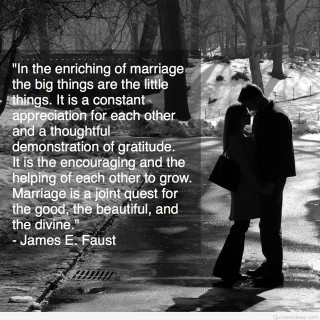 Couple kissing snow quote james - american romanticism free wallpaper