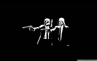 Man suit tie gun darth - war free wallpaper