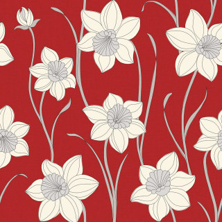 Red white floral wallpaper silver - a red background free wallpaper
