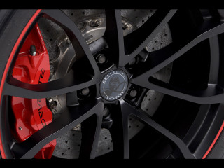 Car wheel red black spokes - rim free wallpaper