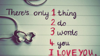 Note butterfly message written on 5 - 3 word free wallpaper