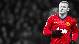 Man red shirt running ball - impressionist free wallpaper