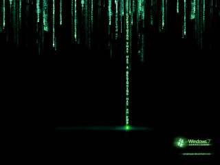 Dark background green light numbers - a number free wallpaper