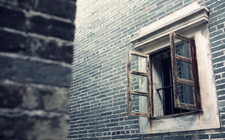 Window curtain brick wall architecture - an zhengwen free wallpaper