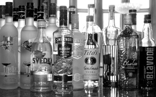 Countertop alcohol bottles window barstools - a window behind free wallpaper