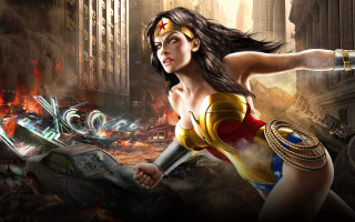 Woman costume city fire sword - a woman in a costume free wallpaper for desktop