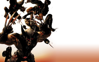Dead birds flying claws mouths - context art free wallpaper