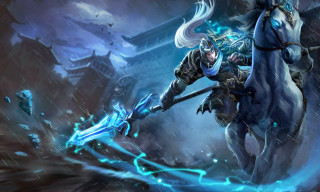 Man horse blue demon dark - a horse next free wallpaper