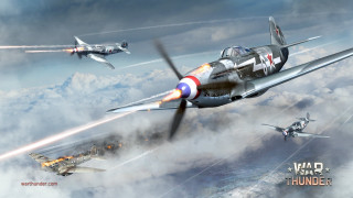 Fighter jets cloudy sky smoke 3 - a few plane free wallpaper
