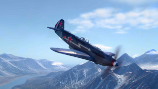 Fighter jet mountain range sky 8 - fedot sychkov free wallpaper
