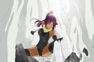 Woman black white outfit knife 2 - a knife free wallpaper