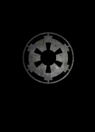 Star wars hologram grey monochrome - the dark sky free wallpaper