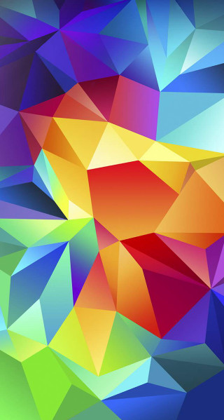 Colorful abstract low poly background 5 - geometric abstract art free wallpaper
