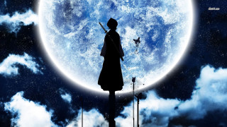 Man hill sword full moon 3 - full free wallpaper