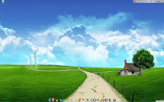Computer screen house windmills road - chris labrooy free wallpaper