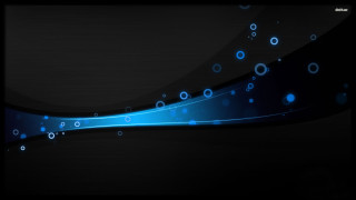 Blue black background bubbles lines - dark background free wallpaper for desktop