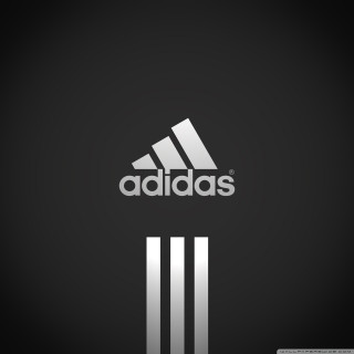 Adidas logo black white stripe 3 - the bottom of the logo free wallpaper