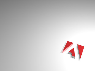 Red white logo gray background - the right side of the image free wallpaper