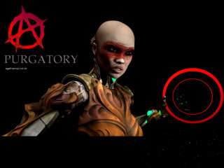 Weird face character red ring - a character free wallpaper