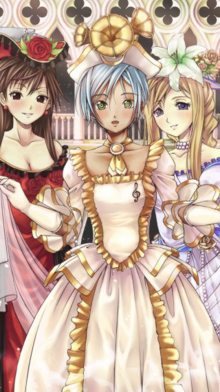 Anime girls costumes hats fun - costume and hats free wallpaper