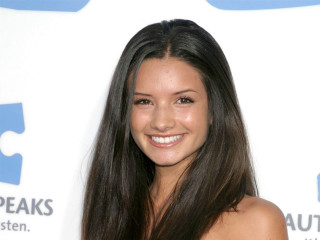 Woman long hair smiling camera 9 - long dark hair free wallpaper