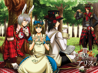 Picnic forest group people tablecloth - a group of people free wallpaper
