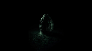 Rock dark light background illuminated - chiaroscuro free wallpaper