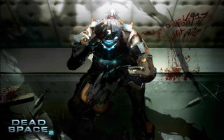 Futuristic man suit gun graffiti - a gun in a room free wallpaper