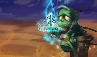 Cartoon character magic ball desert - league of legends concept art free wallpaper for desktop