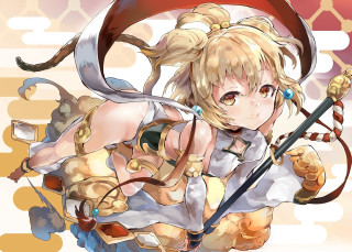Anime character sword dress bow - a sword and a dress free wallpaper