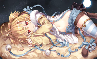 Cartoon girl pillow light stuffed - a pillow free wallpaper