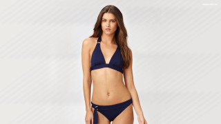 Woman bikini white background blue - annabel kidston free wallpaper
